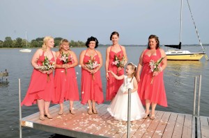Bridal Party Photograph at a Prince Edward County Ontario wedding